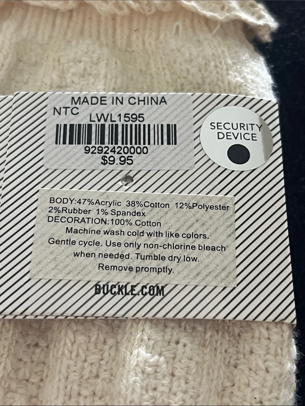 Daytrip Cream Knit Boot Toppers